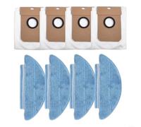 Reemplaza tus paños de fregona y bolsas de polvo para Lubluelu SL60D SL61 SD80 disponibles en kits de 8 o 16 piezas para obtener los mejores resultados (A)