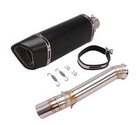 Reemplazar el escape Escape De Motocicleta Slip-On Para CFMOTO 800MT 800 Mt CF800-5A 2021 2022, Tubo Intermedio Modificado, Silenciador Carbono(Nero)
