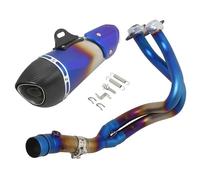 Reemplazar el escape Silenciadores Slip-On Para Tubo De Escape Para Kawasaki Para Ninia 650 Z650 2017 2018 2019 2020 2021 2022 2023(Nero)