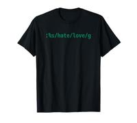 Reemplazar el Odio con Amor - Peaceful Vi/Vim G reen Design Camiseta