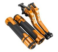 Reemplazar Manetas De Embrague Extensibles Y Plegables Para Motocicleta, Palancas Freno Con Mango Ajustable Para CBRF4i SPORT F 2001-2007(Orange 2)