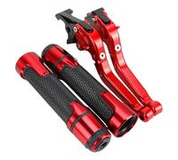 Reemplazar Manetas De Embrague Extensibles Y Plegables Para Motocicletas, Palancas Freno Con Mango Ajustable Para YAMAHA R6S CANADAVERSN 2007-2009(Red 1)