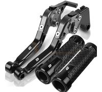 Reemplazar Manetas De Freno Y Embrague Extensibles Plegables, Accesorios Para Motocicletas, Mango Ajustable Para CBR400 1986-1994(Black2)
