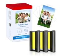 Reemplazar Para Cartucho Canon Selphy CP1500 Papel Fotográfico KP-108IN 3115B001(AA) 4 x 6 in, Compatible Con Canon Selphy CP 1500 CP 1300 papel y tinta 3 Cartuchos De Tinta Con 108 Papeles