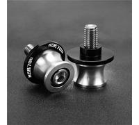 Reemplazar Soporte Accesorios Deslizadores Tornillos Caballete Trasero Carretes Basculantes Moto6 Mm para Yamaha XSR700 ABS XSR 700 2016 2017 2018 2019-2023(Silver3)