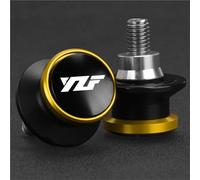 Reemplazar Soporte Tornillos Deslizadores Caballete Trasero Carrete Basculante Moto 6 Mm para Yamaha YZF R3 R25 R6 R1 YZF-R3 1999 2000 2001-2022(BlackYellow)