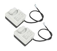 Reemplazo 2X Ac220v Dn25 2 vías 3 cables motorizados válvula de bola actuador eléctrico con interruptor manual