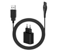 Reemplazo Cable de Carga USB 15V HQ8505 con Adaptador de Carga | Cargador para Afeitadoras Eléctricas | Compatible con Philips Norelco Serie 3000 5000 7000 | OneBlade QP6520 QP6530 QP6510