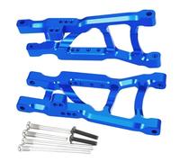 Reemplazo Coche RC Para Slash Para Rustler 4x4 2WD 1/10 Aleación Aluminio Brazos Suspensión Inferiores Delanteros Traseros Cortos Curso RC Piezas Mejora(Front)