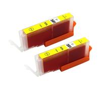 Reemplazo Compatible con Cartucho de Tinta 580XXL 581XXL para PGI-580XXL CLI-581XXL para TS8150 TS8151 TS8152 TS9150 TS9155 TS6250 TS8250 TS8251(2PCS CLI-581XL Y)