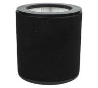 Reemplazo compatible del filtro del purificador del carbón activado -ap008 | White Home - Oficina de neutralización eficiente y eliminación de polvo (21,5 x 20 cm), color negro
