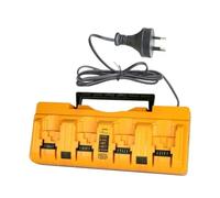 Reemplazo Compatible for Cargador de batería Dewalt DCB104, Compatible con estación de Carga de batería múltiple Dewalt 12V 18V, Cargador rápido de 4 Puertos(AU Plug)