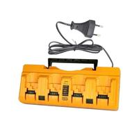 Reemplazo Compatible for Cargador de batería Dewalt DCB104, Compatible con estación de Carga de batería múltiple Dewalt 12V 18V, Cargador rápido de 4 Puertos(EU Plug)