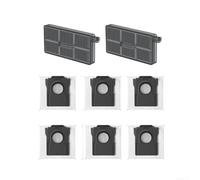 Reemplazo completo, kit de piezas para ECOVACS, para deebot N20 Plus Pro | and for yeedi for c12 for Pro for Plus con 6 bolsas de polvo y 2 filtros HEPA Juego de accesorios lavables de gran capacidad