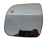 Reemplazo Cristal Espejo Trasero Advertencia Punto Ciego Calefactado Con Luz Para Toyota Para Sienna 2014 2015 2016 2017 2018 2019 2020 Espejos Exteriores para Automóviles(Izquierda)