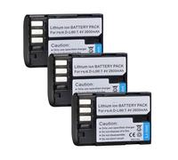 Reemplazo D-LI90 DLI90 D Li90, Compatible Con Videocámara PENTAX, K-7 K-7D K-5 K-5II 645D K01 K-3 645Z L15, Batería Recargable De Iones De Litio De 7,4 V(3 Battery)
