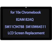 Reemplazo de 10.1 pulgadas para Lenovo 10e Chromebook Tablet - Tipo 82AM 82AQ 5M10W64511 Pantalla LCD táctil digitalizador Asamblea Bisel