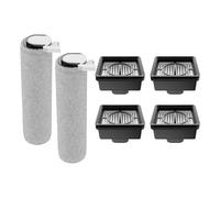 Reemplazo de accesorios de piezas Hepa de filtro de cepillo de barra de cepillo de rodillo de vacío húmedo y seco, Compatible con Xiaomi Truclean W20(2brush+4filter)