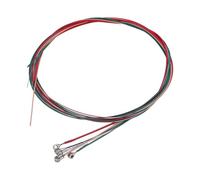 Reemplazo de Alambre de Acero de Cuerdas de Guitarra Eléctrica Colorida de 6 Piezas con Buena Tensión y Larga Vida útil para Guitarra de Piano Acústica Clásica Fácil de Usar y