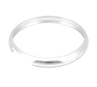 Reemplazo de Aleación de Aluminio para MINI R55 R56 R57 R58 R59 R60, Anillo de Control Remoto para Llave Inteligente de Coche, Decoración Embellecedora (Plata)