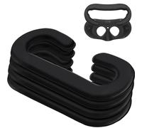 Reemplazo de almohadillas de espuma suave para auriculares de realidad virtual, diseño transpirable con orificios que promueven la circulación del