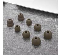 Reemplazo de Almohadillas para los oídos de 8 Piezas para Beats Flex/Beats X/Powerbeats Pro, Almohadillas de Silicona para los oídos, Auriculares montados en el Cuello, Auriculares (Jungle Green)