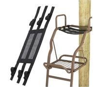 Reemplazo de asiento de soporte para árbol, asientos de soporte para árbol para escalar | Asiento de caza ajustable con soporte para árbol | Hebillas autoblocantes transpirables Accesorios para soport