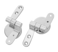 Reemplazo de bisagra for asiento inodoro, 2 uds., 1 Juego conectores montaje aleación Zinc for tapa, accesorios for baño