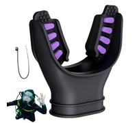 Reemplazo de Boquilla de Buceo: Tubo respirador de Silicona Resistente al Desgaste de 6x6,2x2,9 cm, Boquilla Bicolor de Silicona de Dos etapas con ajustador, cómodo Agarre regulador para morder |