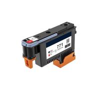 Reemplazo de Cabezal impresión 771, Compatible con Impresora producción fotográfica HP DesignJet Z6200 Z6600 Z6800, Compatible Pieza OEM CE017A CE018A CE019A CE020A(1PC - MBK and Red)