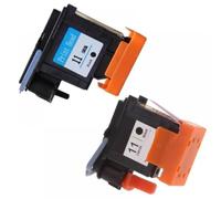 Reemplazo de Cabezales de impresión de Boquilla de pulverización para Modelos compatibles C4810A C4811A C4812A C4813A y Piezas de Tinta para 11 70 100(Black)