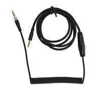 Reemplazo de Cable de Auriculares, para Kingston HyperX Cloud Mix Cloud Alpha, con Tecla de Volumen, Cable de Resorte en Espiral para Auriculares