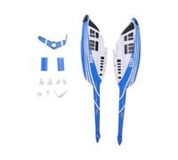 Reemplazo de Carcasa Duradera para Helicóptero RC para RC ERA C138 Bell 206 Cubierta Protectora Fácil de Instalar para Aficionados Plástico 11.02x1.97x1.77in (Blue)