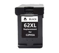 Reemplazo de cartucho de impresora 62XL, Compatible con HP Envy 5540 5640 7640 5646 5541 5740 5742 5745 200 250(1black)