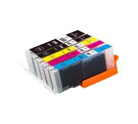 Reemplazo de Cartucho de Tinta Compatible con PGI-580XXL CLI-581XXL para impresoras TS8150 TS8151 TS8152 TS9150 TS9155 TS6250 TS8250 TS8251(5PCS 1SET)
