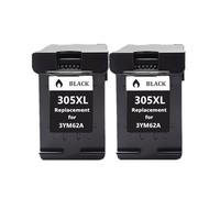 Reemplazo De Cartucho De Tinta Compatible Para 305XL 305 XL. Compatible Con HP Deskjet 2320 2710 2720 2730 1210 1215 Impresora(2BK)