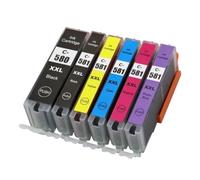 Reemplazo de Cartucho de Tinta Compatible para impresoras 580XXL 581XXL Modelos TR7550 TR8550 TS6150 TS6151 TS8150 TS8151 TS8(6 Color)