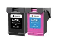 Reemplazo de Cartucho de Tinta Compatible para impresoras 62XL 62 5640 200 5540 5740 5542 7640(1BK 1COLOR)
