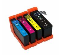 Reemplazo de Cartucho de Tinta Compatible para la Serie LX900, Paquete de 4 para Modelos Primera 53428 53422 53423 53424 53425