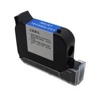 Reemplazo de Cartucho de Tinta ecosolvente S127 para Impresora portátil, codificador de Pistola, 600DPI, Altura de impresión, 1/2 Pulgada, 12,7mm, Compatible(Solvent Based Black)