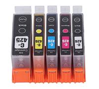 Reemplazo de cartucho de tinta para impresoras , juego de cartuchos de inyección de tinta multicolores, accesorios de impresora con carcasa ABS de alta eficiencia con rendimiento (BK BK C M Y 5