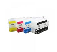Reemplazo de Cartucho de Tinta Recargable Compatible with Impresora 932 933, Compatible con Impresora Officejet 7510 7512 A3 con Chip Permanente