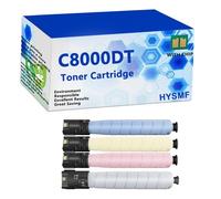 Reemplazo de Cartucho de tóner C8000DT Compatible para Xerox 106R04053 106R04050 106R04051 106R04052 Trabajo con la Impresora VersaLink C8000 VersaLink C8000W,4 Colors-1 Pack