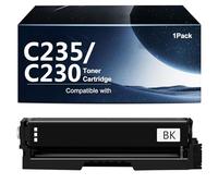 Reemplazo de Cartucho de Tóner Compatible C230/235 Impresora para Xerox C230/C235, Cartucho de Tóner Negro de Alta Capacidad (1500/3000 Páginas),Black-1500 Pages