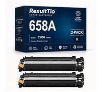 Reemplazo de Cartucho de tóner Compatible de Alto Rendimiento 658A para W2000A con el último Chip, se Ajusta a la Impresora láser HP Color LaserJet Enterprise M751dn 751n, Negro