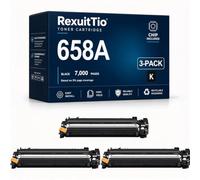 Reemplazo de Cartucho de tóner Compatible de Alto Rendimiento 658A para W2000A con el último Chip, se Ajusta a la Impresora láser HP Color LaserJet Enterprise M751dn 751n, Negro