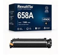 Reemplazo de Cartucho de tóner Compatible de Alto Rendimiento 658A para W2000A con el último Chip, se Ajusta a la Impresora láser HP Color LaserJet Enterprise M751dn 751n, Negro