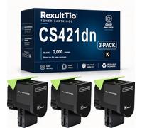 Reemplazo de Cartucho de tóner de Alto Rendimiento CS421dn para 78C10K0, Compatible con Lexmark CS321 CS421dn CS514 CX421 CX522 CX622, con Chip