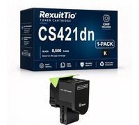 Reemplazo de Cartucho de tóner de Alto Rendimiento CS421dn para 78C1XK0, Compatible con Lexmark CS321 CS421dn CS514 CX421 CX522 CX622, con Chip