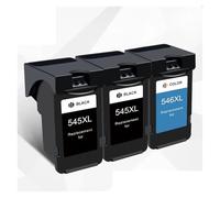Reemplazo de Cartucho for Impresora C-aon PG 545XL C-L546 for Impresora P-ixa MG3050 IP2800 IP2850 MG2455 MG2500(3pcs)